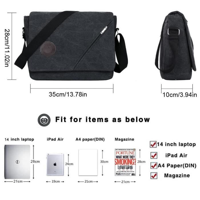Rétro Sacoche Toile Sac Bandoulière Sacs Portés épaule Sport Travail Couleur Unie Pour Homme-Femme Kaki Clair Kaki Clair - Bagagerie - Maroquinerie Rétro Sacoche Toile Sac Bandoulière Sacs Portés épaule Sport Travail Couleur Unie Pour Homme-Femme Kaki Clair Kaki Clair - Bagagerie - Maroquinerie