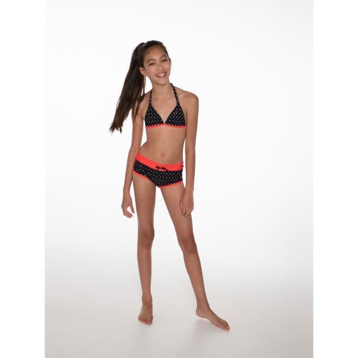Maillot De Bain Deux Maillots De Bain Taille Haute Pour Adolescent - Bloc De Couleurs - Ensemble Bikini Enveloppant Sur Le Devant - Haut De Maillot De Bain Pour Juniors, Bleu, S