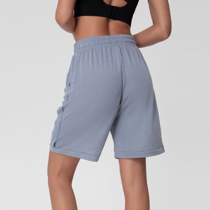 WILLIT Short De Sport Femme 7 Pouces - Taille Haute - Séchage Rapide Polyester/élasthanne - 3 Poches Zippées - Pour Running, Fitness