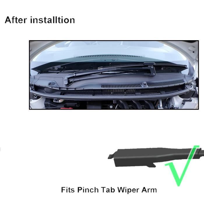 Lot De 2 Balais D'essuie-glace Avant Et Arrière De Rechange Pour Citroën C2 Europe 2003-2009, 61 Cm + 45,7 Cm, Qualité OEM, Facile à Installer