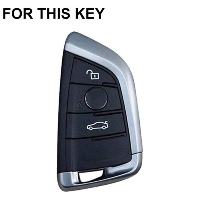 Coque De Clé De Rechange Pour BMW (3 Boutons) - Sans Électronique, Lame Non Coupée - Compatible Série 1,3,5,6,7,X3,X5,Z3,Z4