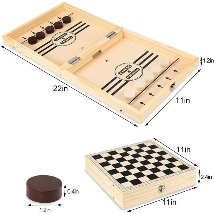 Jeu de Société Rapide Slingpuck, Fast Sling Puck Game, Jeu de Palet à