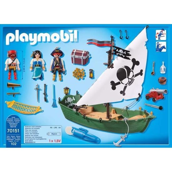 bateau pirates playmobil