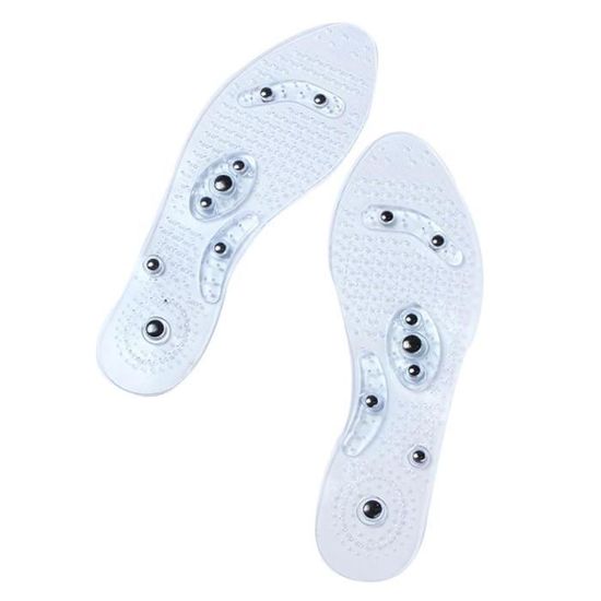 Semelle Akusoli Perte De Poids Semelles Magnétiques Confortables Et Respirantes, Soutien Optimal Pour Les Pieds, Soulageant La Douleur Et La Fatigue, Idéales Pour Un Usage Quotidien Semelles Akusoli