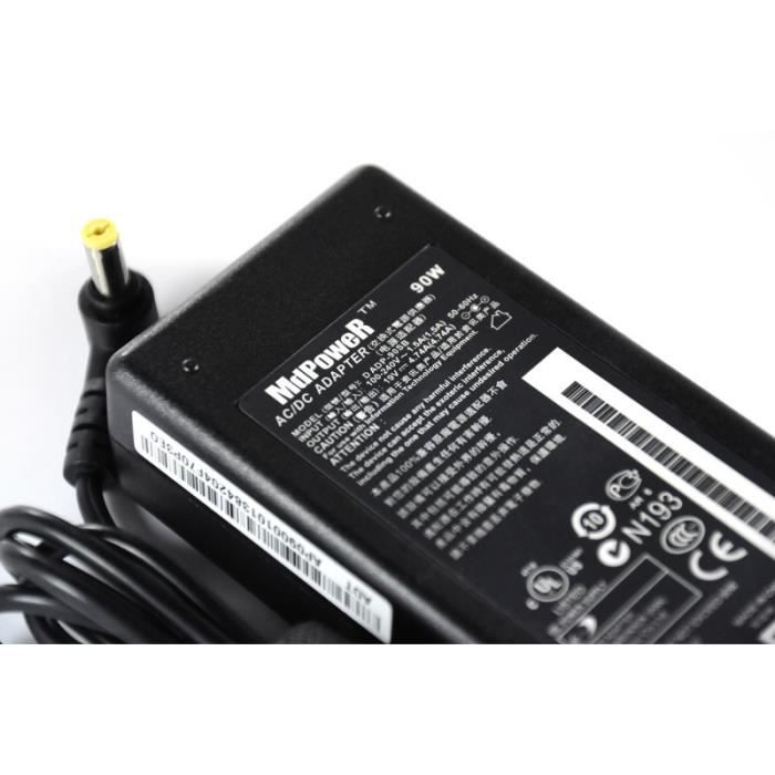 Adaptateur Secteur Pour ACER Aspire 7520 - Marque Visiodirect - Neuf Sous Garantie