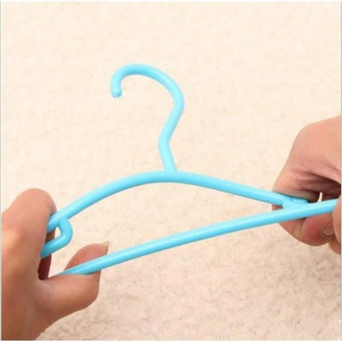 ACAZA Cintres à Vêtements - Antidérapants - 20 Pièces - Noir | Leen Bakker