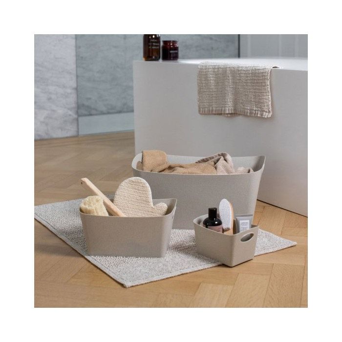 Bac de rangement - ON RANGE TOUT ! - Beige - Écologique - Rectangulaire ...