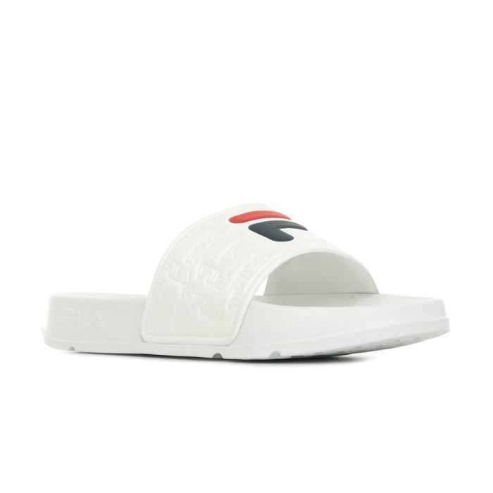 Fila Boardwalk Slipper Sandales Blanc, bleu marine, rouge