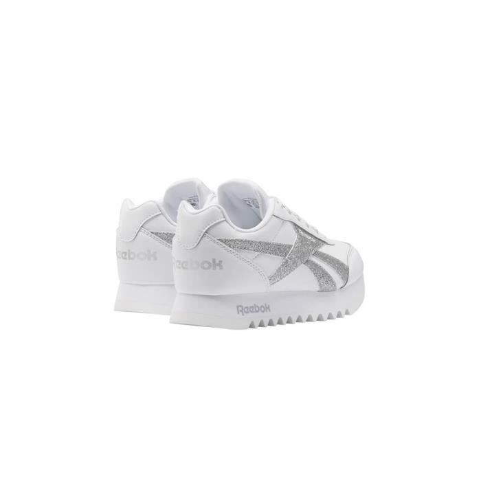 Reebok leather sale enfant argent