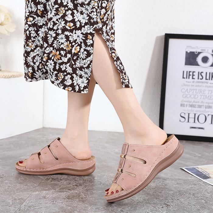 Chaussure femme deals semelle compensée