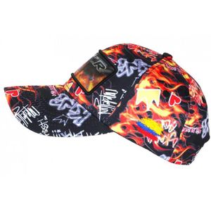 Casquette SKR El Patron Bleue Avec Strass Et Double Ecusson - Taille Unique Streetwear