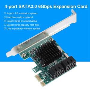 Carte D'extension PCI-E Vers SATA 3.0 - 2 Ports 6Gbit/s - Compatible PCI-E 1x/4x/8x/16x - Pour Disque Dur Supplémentaire