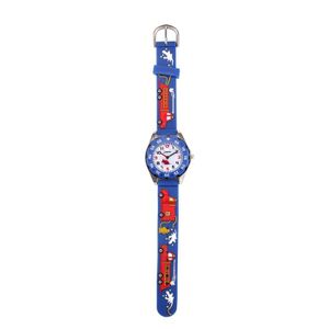 Montre Enfant Camion De Pompiers - Numérique, étanche, Design Fun Pour Garçons