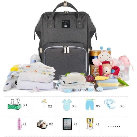 sac à dos à langer pomelo best