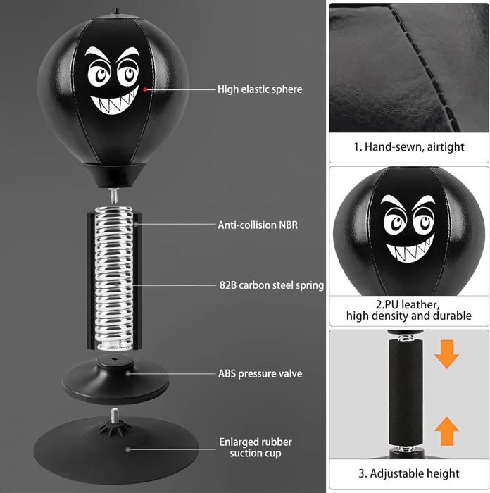 Punching ball de bureau anti-stress • Fight Zone