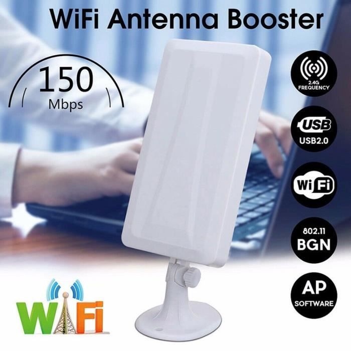 Répéteur WiFi Extérieur Sans Fil, Extension Longue Portée, Antenne Wlan  pour Booster 5m - Cdiscount Informatique
