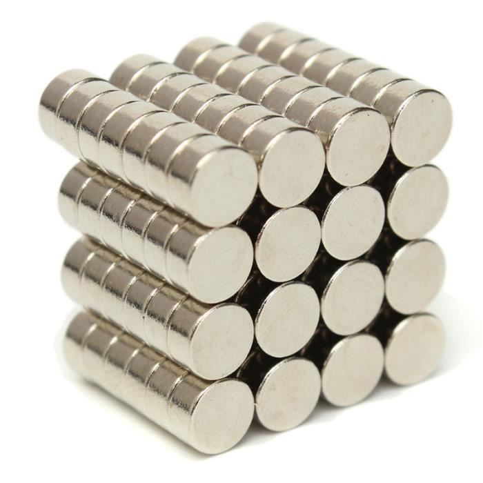 100pcs N50 forte superbe Magnets disques 6mm x 3mm terres rares néodyme