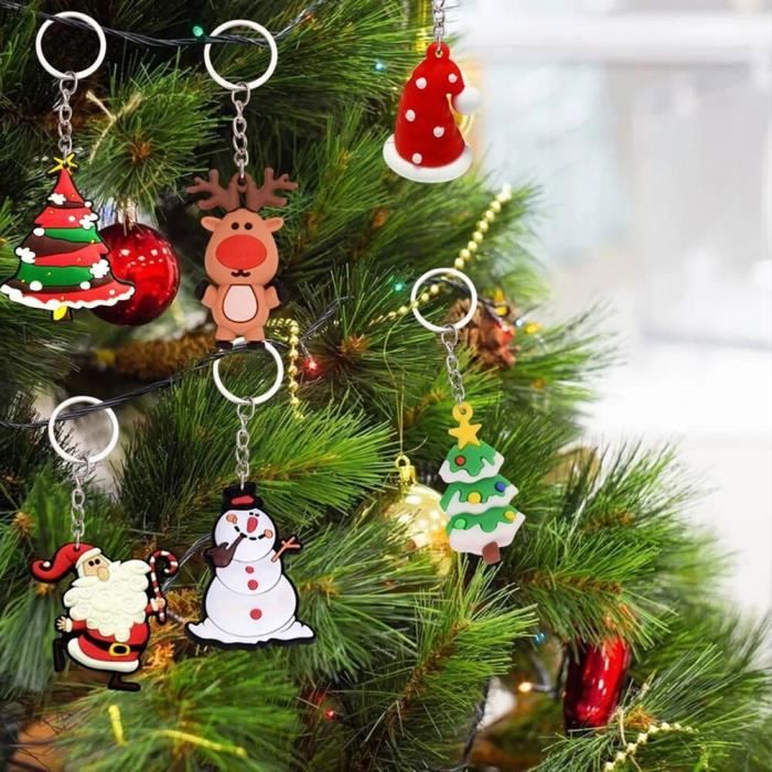 Calendrier De L'Avent Déco Noël - 24 Ornements En Résine à Suspendre Sur Le Sapin, Kit DIY Décorations Fêtes