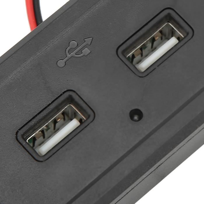 Prise USB 12V Marine Interrupteur Panneau Prise 12 Volt, PD3.0 et Double Port USB QC3.0 Chargeur de Voiture Enaluminium, Prise - Auto