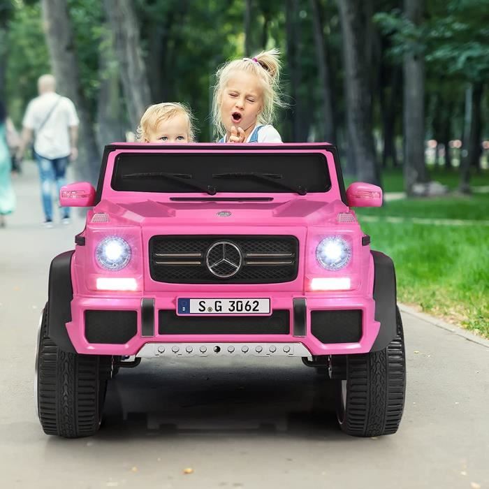 Voiture electrique enfànt Mercedes Mercedes G350 Porteur bebe Voiture bebe  enfant Rose