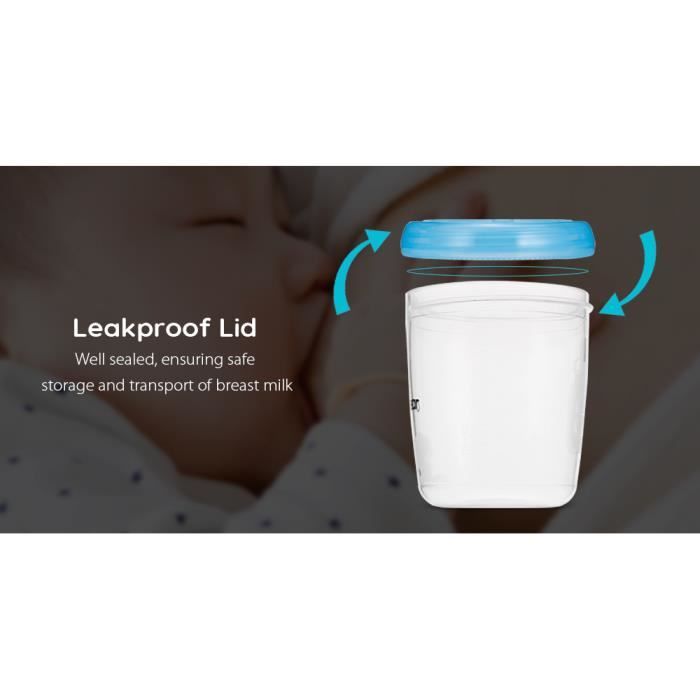 Boîte De Rangement Réutilisable Pour Sacs De Lait Maternel – Hermétique – Portable Avec Poignée