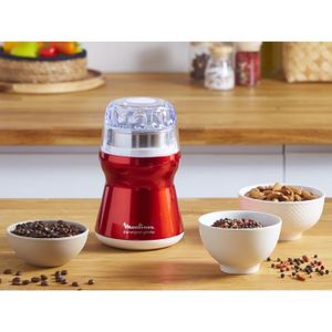 Moulin à Café électrique 550 Ml – Acier Inoxydable – 8 Lames – Pour épices Et Grains – Bleu