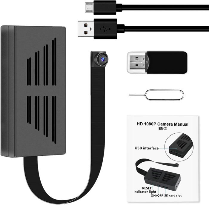 Camera Espion, Wifi 4K Hd Mini Caméra De Surveillance Interieur