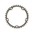Plateau Campagnolo Athena 34T 5 branches 100 BCD 11v - Gris-0
