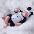 20 pouces Panda Silicone Reborn poupées Bebe Reborn réaliste bébé poupée Reborn jouets Brinquedos bébé poupées en tissu-0
