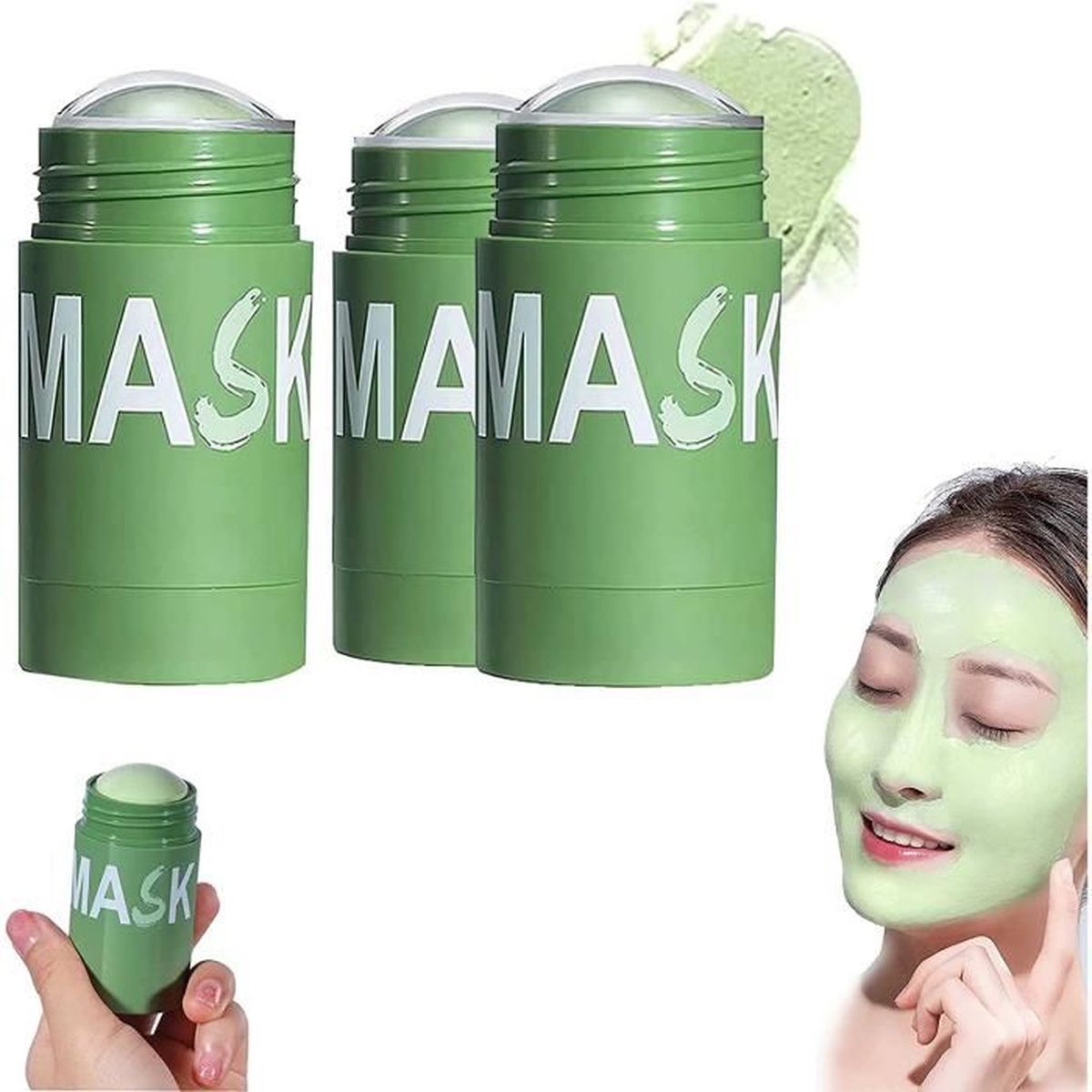 Green Tea Mask, 2023 New Green Tea Deep Cleanse Mask, Green Tea Deep