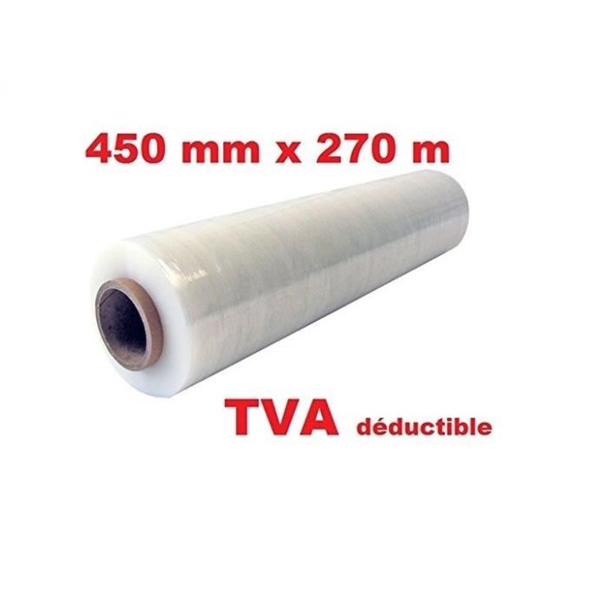 Film Étirable Palette Triplast Noir - 400mm X 250m, 17µ, Lot De 6
