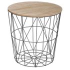 ATMOSPHERA CRÉATEUR D'INTÉRIEUR Table d'appoint "Kumi" noir D40cm - Atmosphera createur d'interieur