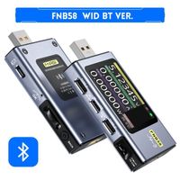 couleur Avec Bluetooth FNIRSI FNB58 testeur voltmètre ampèremètre testeur USB type-c protocole de Charge rapi