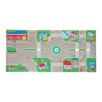 Tapis de voitures - MOLTO - Traffic - Enfant - Garçon - 3 ans - 124 x 60 x 0,5 cm - Intérieur - 25 pièces