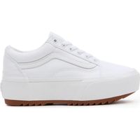 Chaussure pour Femme Vans Old Skool Stacked - Blanc - Lacets - VANS