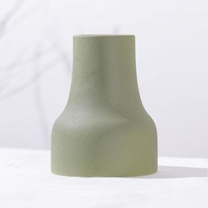 VASE - SOLIFLORE Vert - Vase à fleurs en céramique, Décoration rust