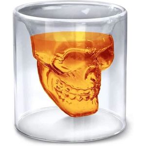 Verre à cocktail Tasse De Crâne Verre, Verres À Whisky Tête De Mort