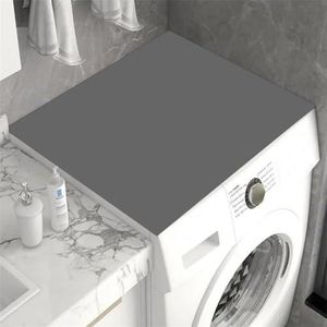Housse De Protection Pour Machine à Laver Et Sèche-linge - En Terre De Diatomée, Antidérapante, Dimensions 40x60 Cm, Motif Lavande Bleu - 1