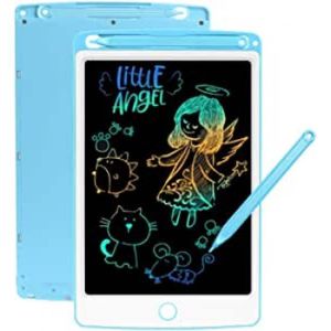 ARDOISE ENFANT LCD Tablette D'écriture 8.5 Pouces Coloré, Ardoise Magique, Jouets pour Enfants, Jeu Garcon Filles 3-10 Ans, l'écriture et Le Dessin