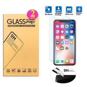 Protection écran Verre Trempé Pour IPhone XS - Transparent, Dureté 9H, Neuve