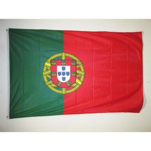 DRAPEAU DÉCORATIF Drapeau Portugal 150x90cm - portugais Haute qualit
