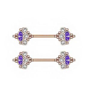 achat bijou Piercing téton pendentif feuille et cerises