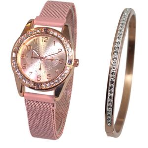 Bracelet montre store fossil maille milanaise