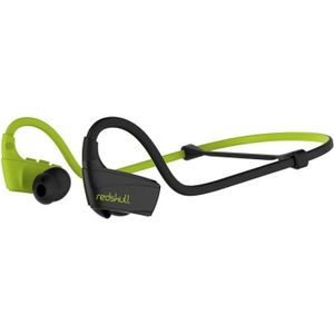 Écouteurs Bluetooth Sport sans fil modèle RedSkulll - Vert