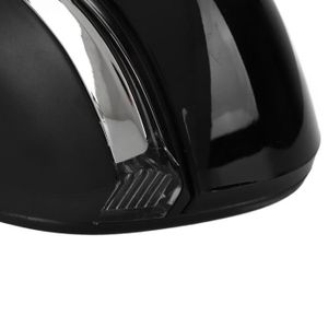 EXTENSION RÉTROVISEUR Miroir de porte électrique，Rétroviseur latéral chauffant noir brillant avec clignotant pour la Camry XV70 2018-2022(Gauche)