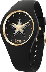 MONTRE Bracelet silicone / plastique femme - ICE WATCH - Montre Ice Watch Ice Glam Rock Fame Black - Couleur de la matière:Noir