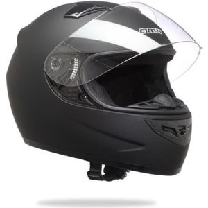 CASQUE MOTO SCOOTER AMX CASQUE MOTO INTEGRAL INDIANAPOLIS NOIR MAT