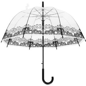 TD® Canne de marche parapluie femme homme Luxe LED décorée réglable +1 –