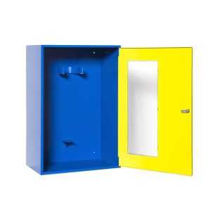 ETABLI - MEUBLE ATELIER ARMOIRES POLYVALENTES 750X500X300 2 RAYONS BLEU-JAUNE, 750x500x300mm, Simonrack