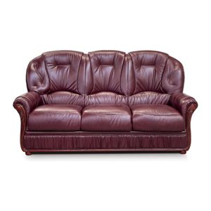 Chesterfield cuir bordeaux haut de gamme